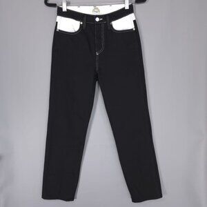 PETER MAX SPECIAL EDITION Wrangler Jeans Black 26 ITALY🇮🇹MADE Retro Straight
